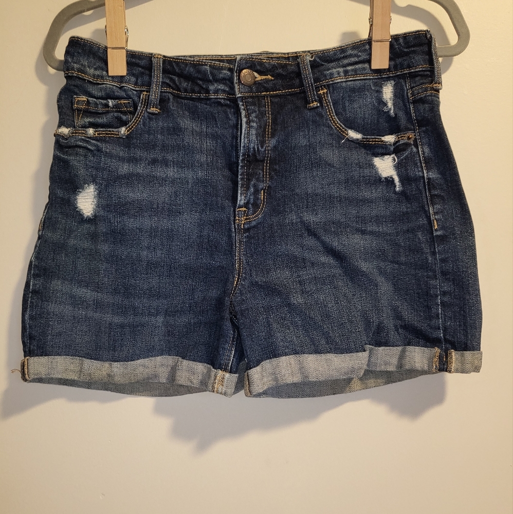 Old Navy High Waisted Denim Shorts Size 6